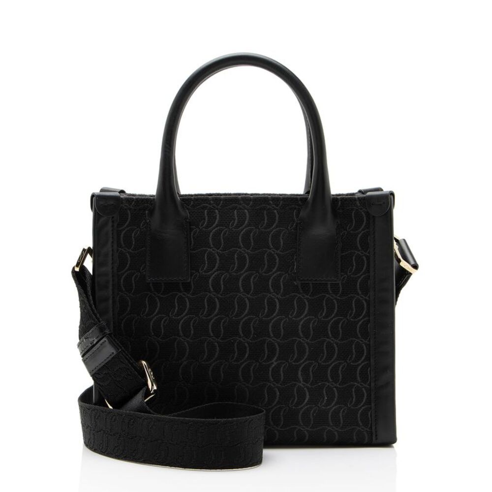 Christian Louboutin Logo Canvas By My Side Mini Tote